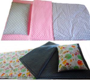 Śpiwory dla Dorosłych 200cm ocieplenie 2cm Poduszka Haft