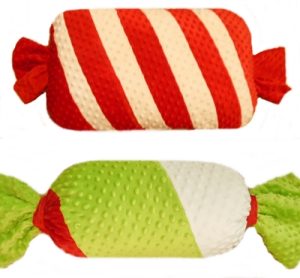 Poduszka Cukierek Świąteczny 70-100cm Minky